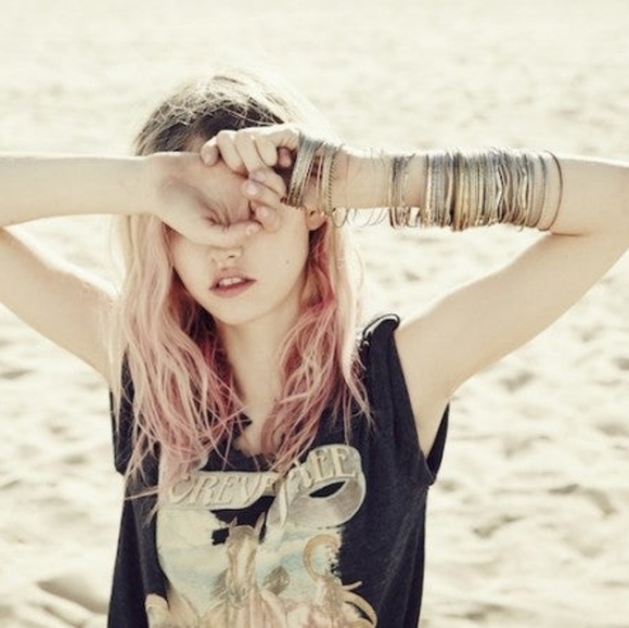 Rare spell forever free tee charcoal gray S designs and the gypsy collective top - Picture 9 of 16